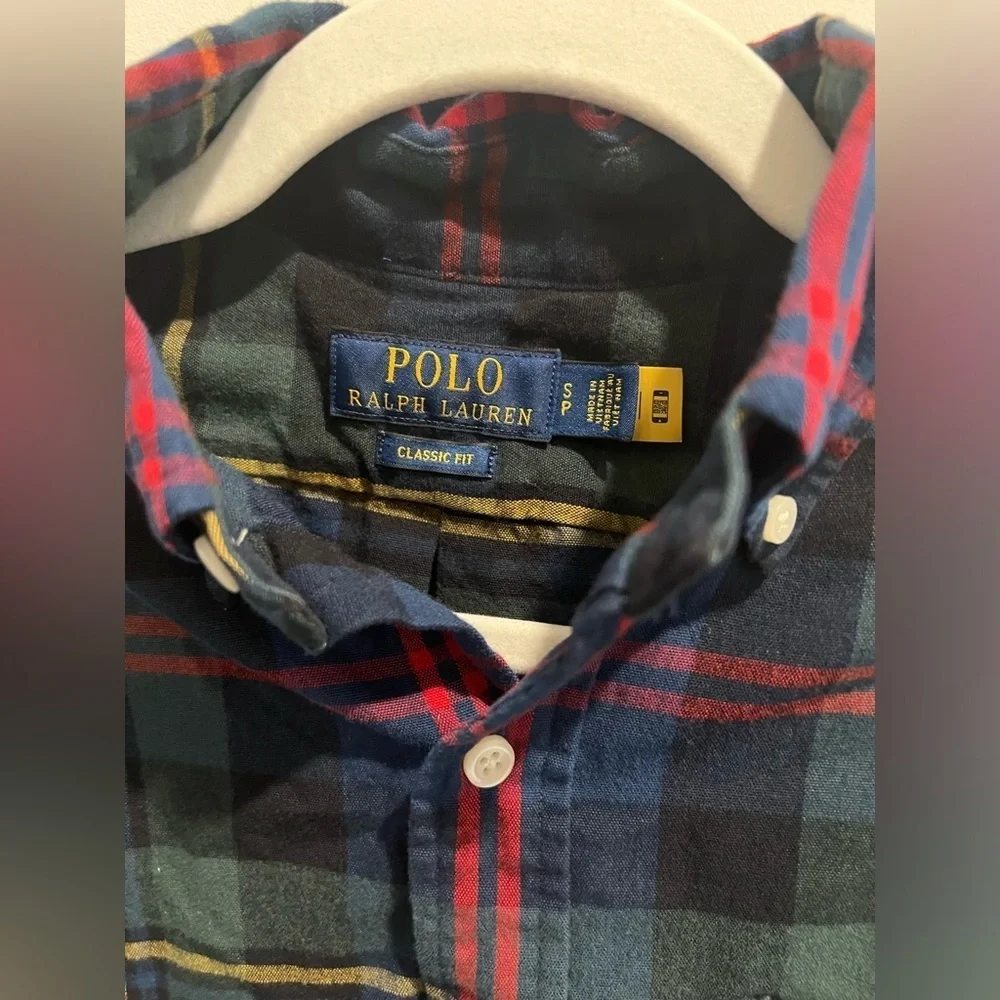 POLO RALPH LAUREN Tartan Classic Print Shirt, Men’s